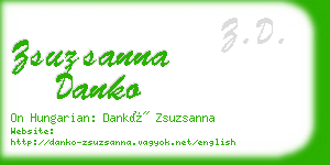 zsuzsanna danko business card